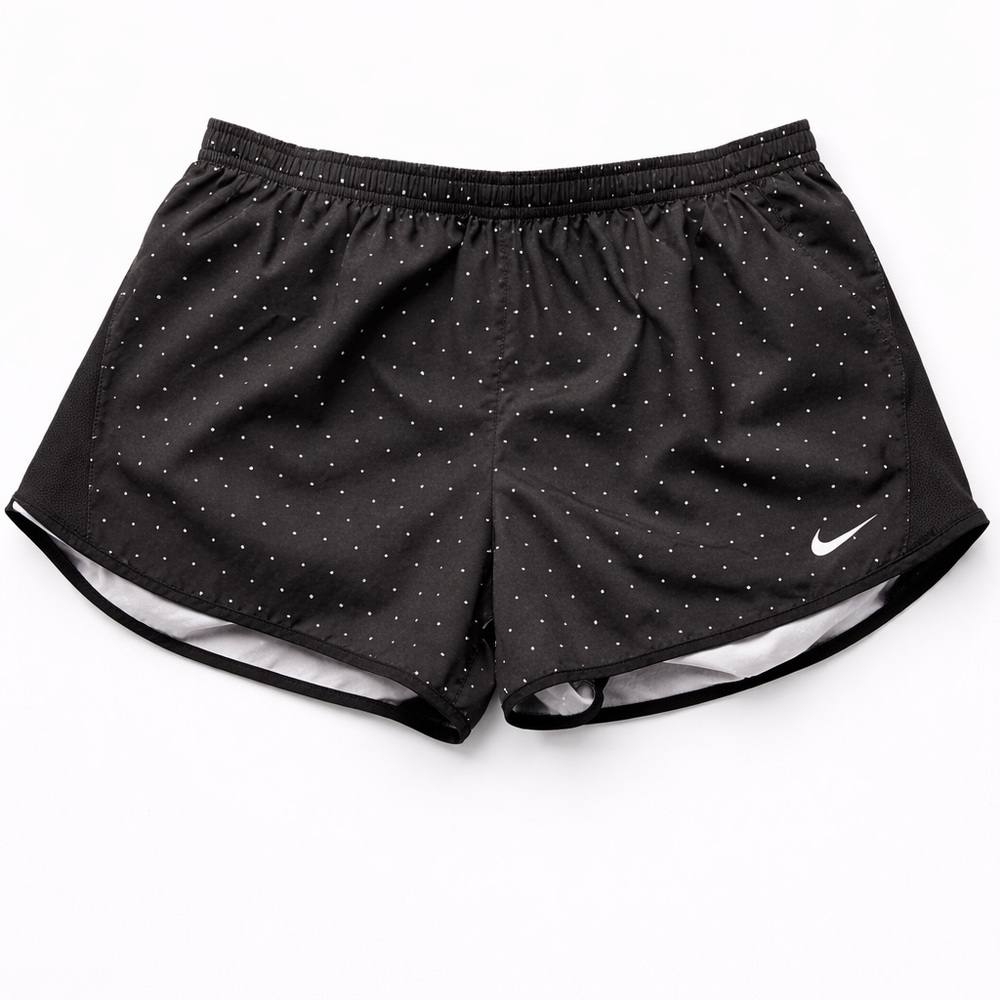 Nike Dri-Fit Running Shorts Black Speckled Athletic Shorts Women’s Large